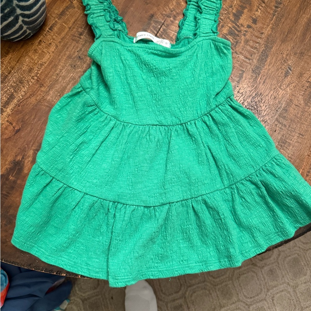 Altar'd State Vibrant Green Textured Top